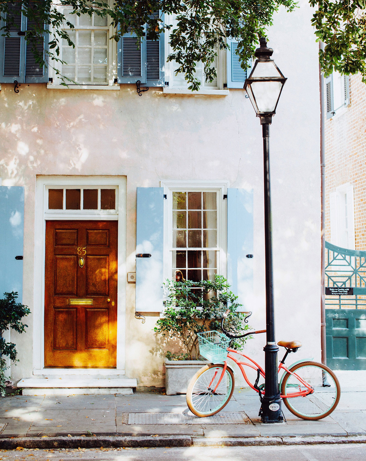 Historic Charleston Doorway with Bicycle